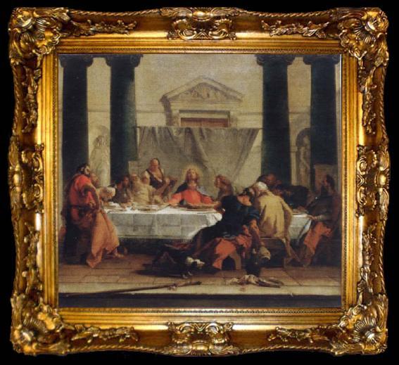 framed  Giambattista Tiepolo Muse most par Giambattista Tiepolo the last Abendmabl, ta009-2